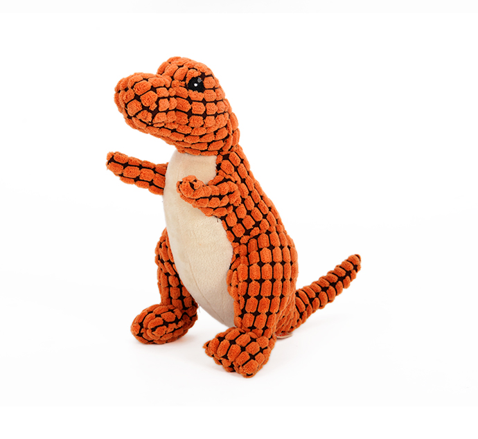 Dinosaur Squeaky Plush Dog Toy For Large Dogs – Durable Chew Toy