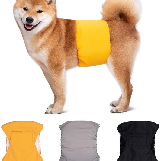 Reusable Dog Belly Band Diaper – Washable Cotton Male Dog Wrap