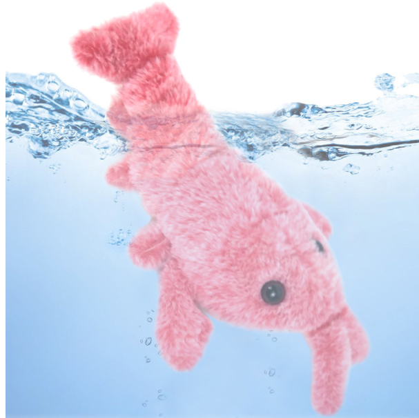 Interactive Flopping Lobster Cat Toy – USB Rechargeable Plush Toy